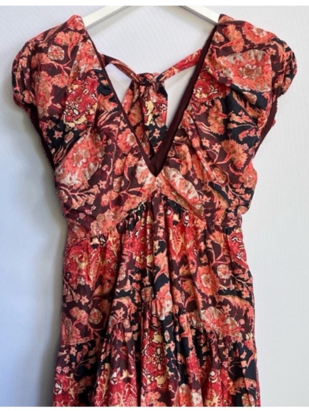 NWT Anthropologie Printed Floral Summer Babydoll  Dress, size 8 - Picture 13 of 16